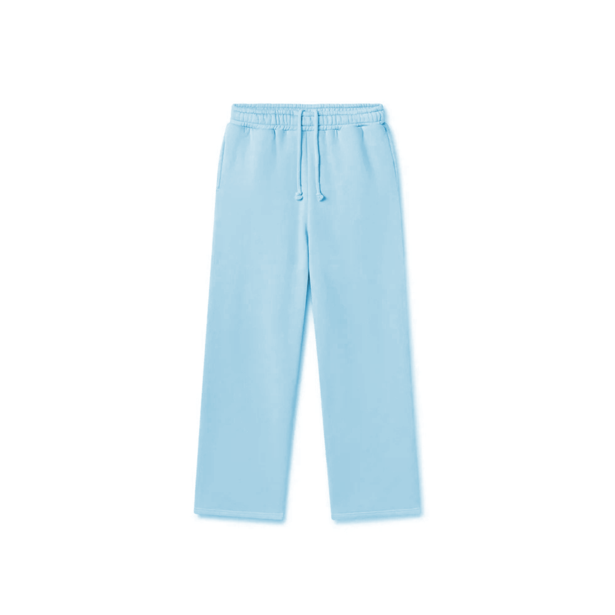 Baby Blue Unisex Straight Leg Sweatpants - Basic