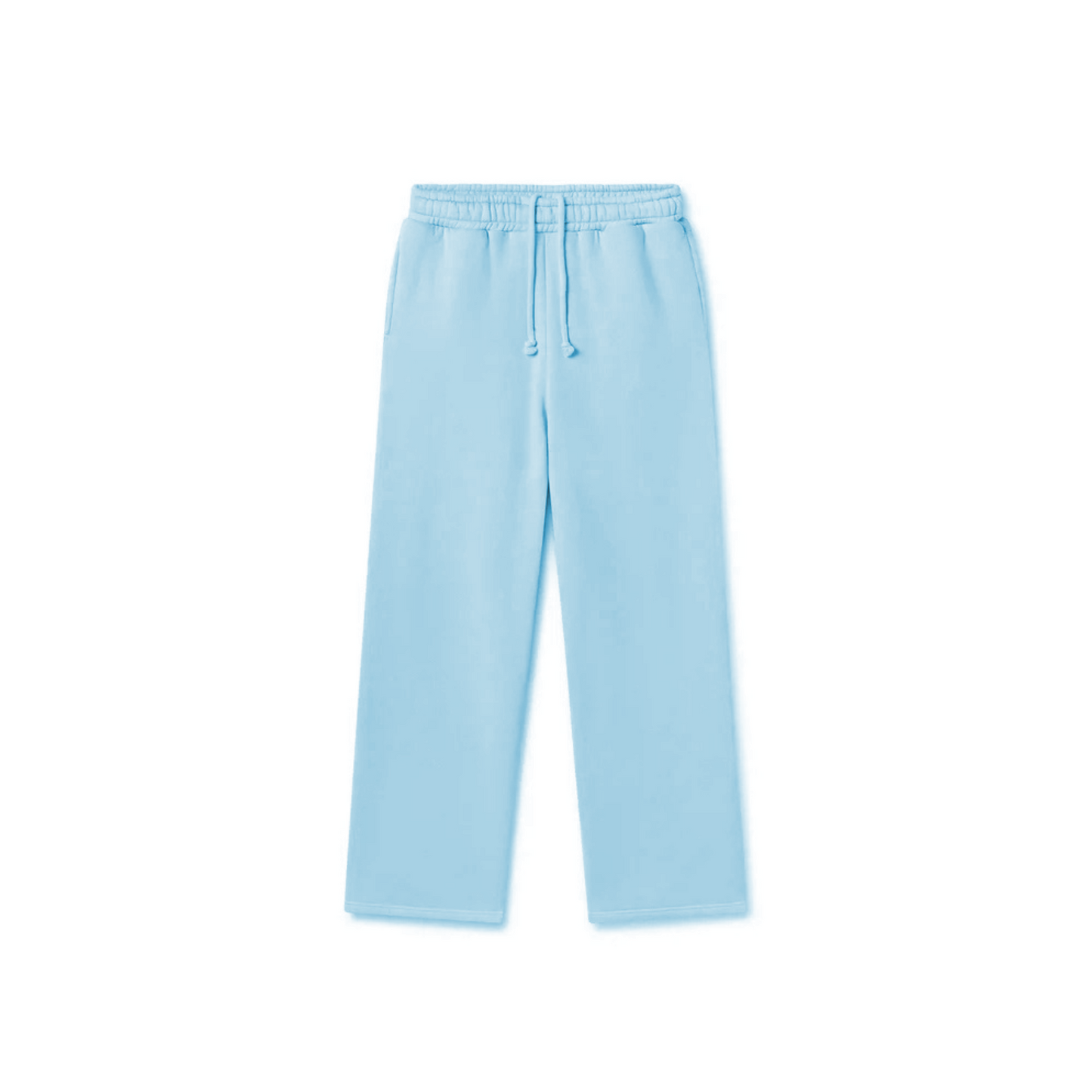 Baby Blue Unisex Straight Leg Sweatpants - Basic