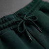 Baggy Unisex Wide Leg Summer Sweatpants - Dark Green