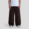 Baggy Unisex Wide Leg Summer Sweatpants - Brown