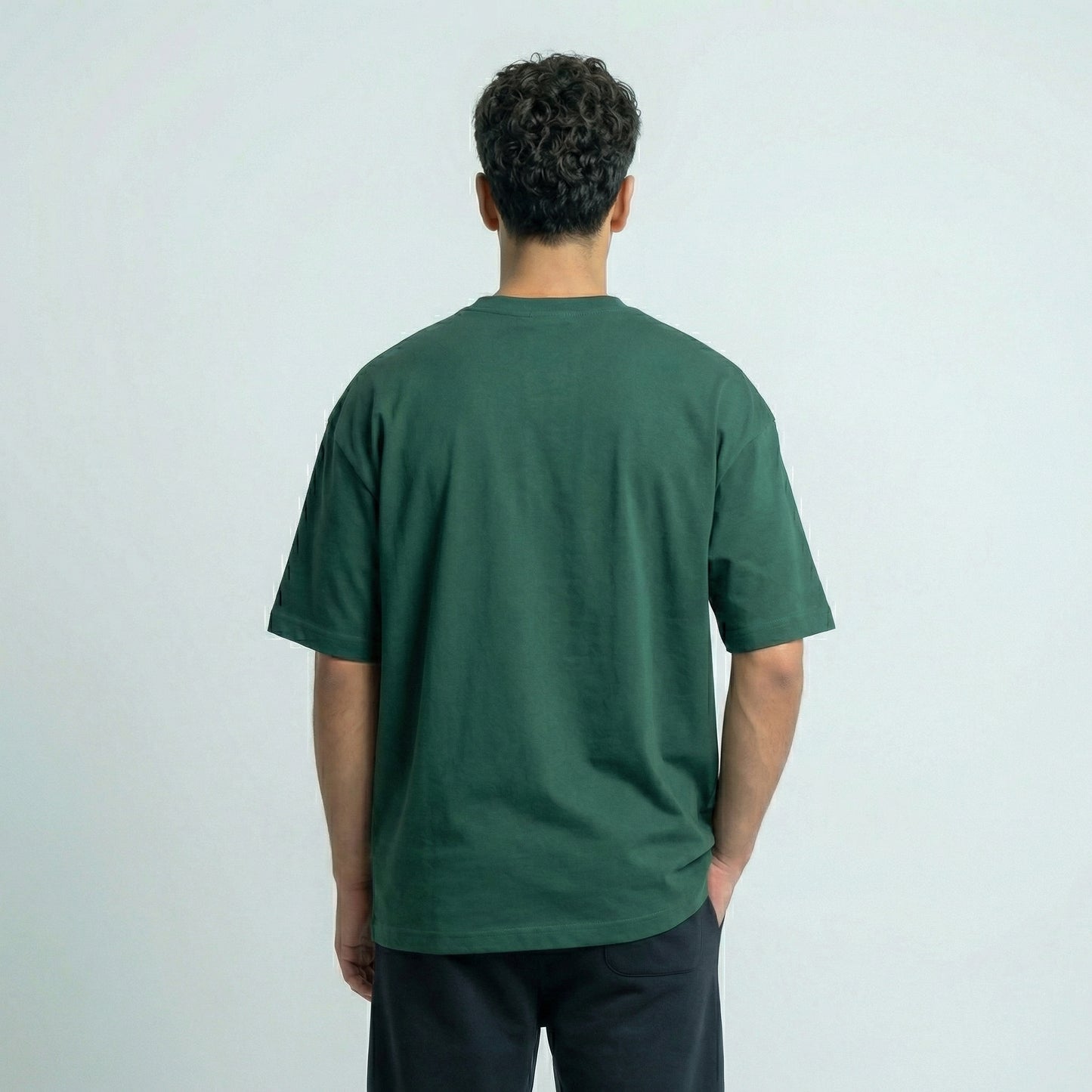 Oversized Heavy Unisex T-Shirt - Dark Green