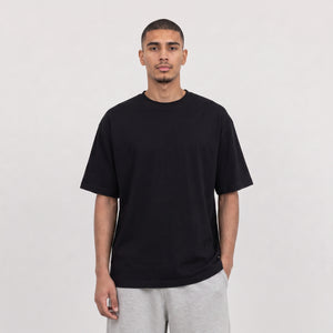 Oversized Heavy Unisex T-Shirt - Black