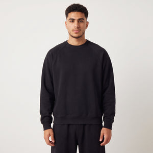 Boxy Unisex Sweatshirt - Black
