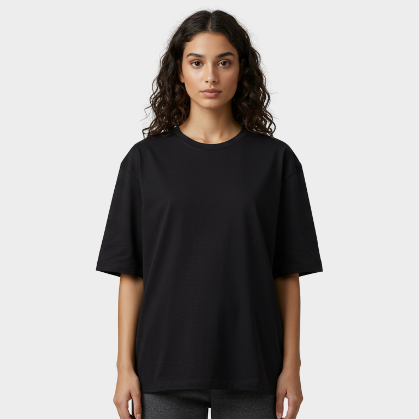 Premium Heavy Oversized Unisex T-Shirt - Black