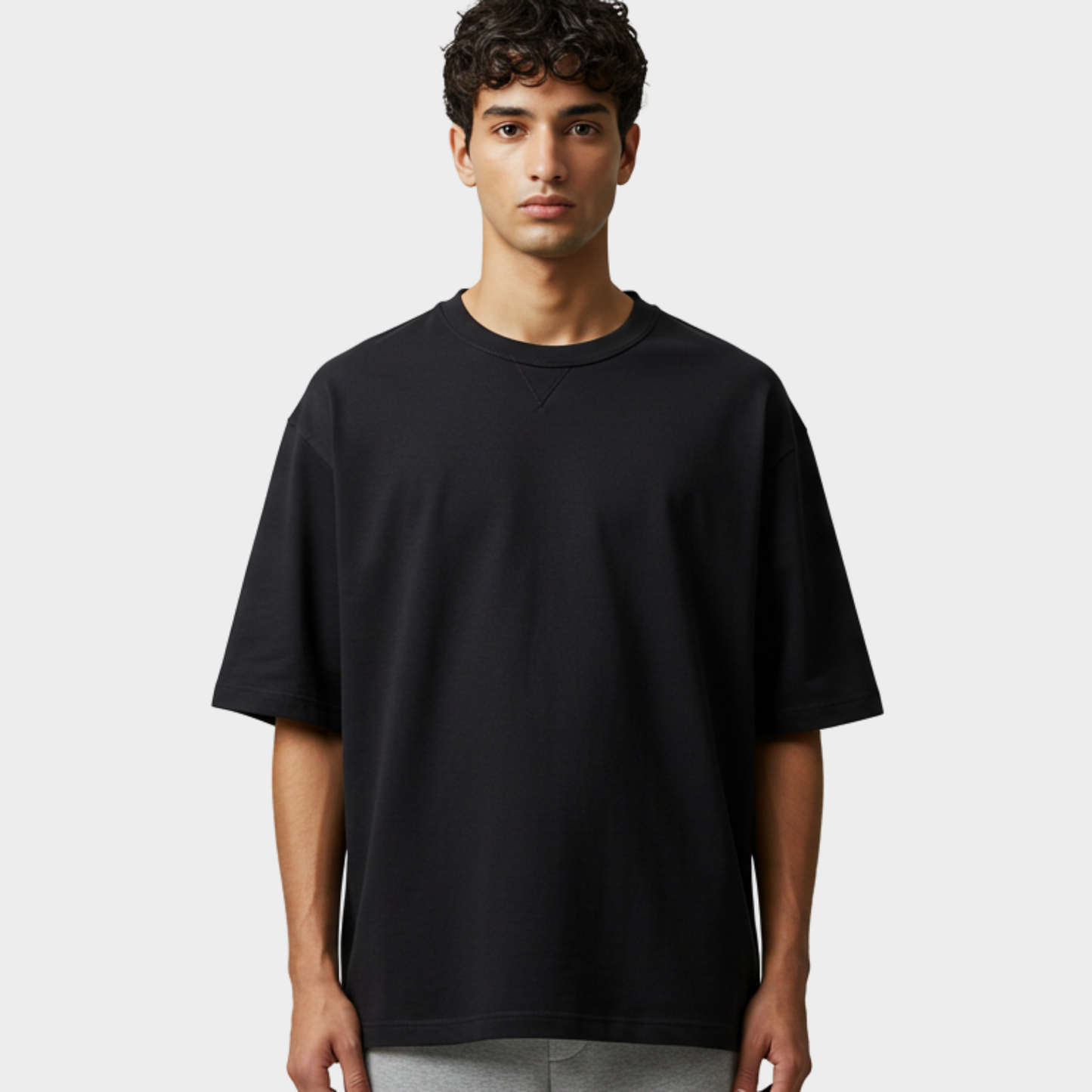 Premium Heavy Oversized Unisex T-Shirt - Black