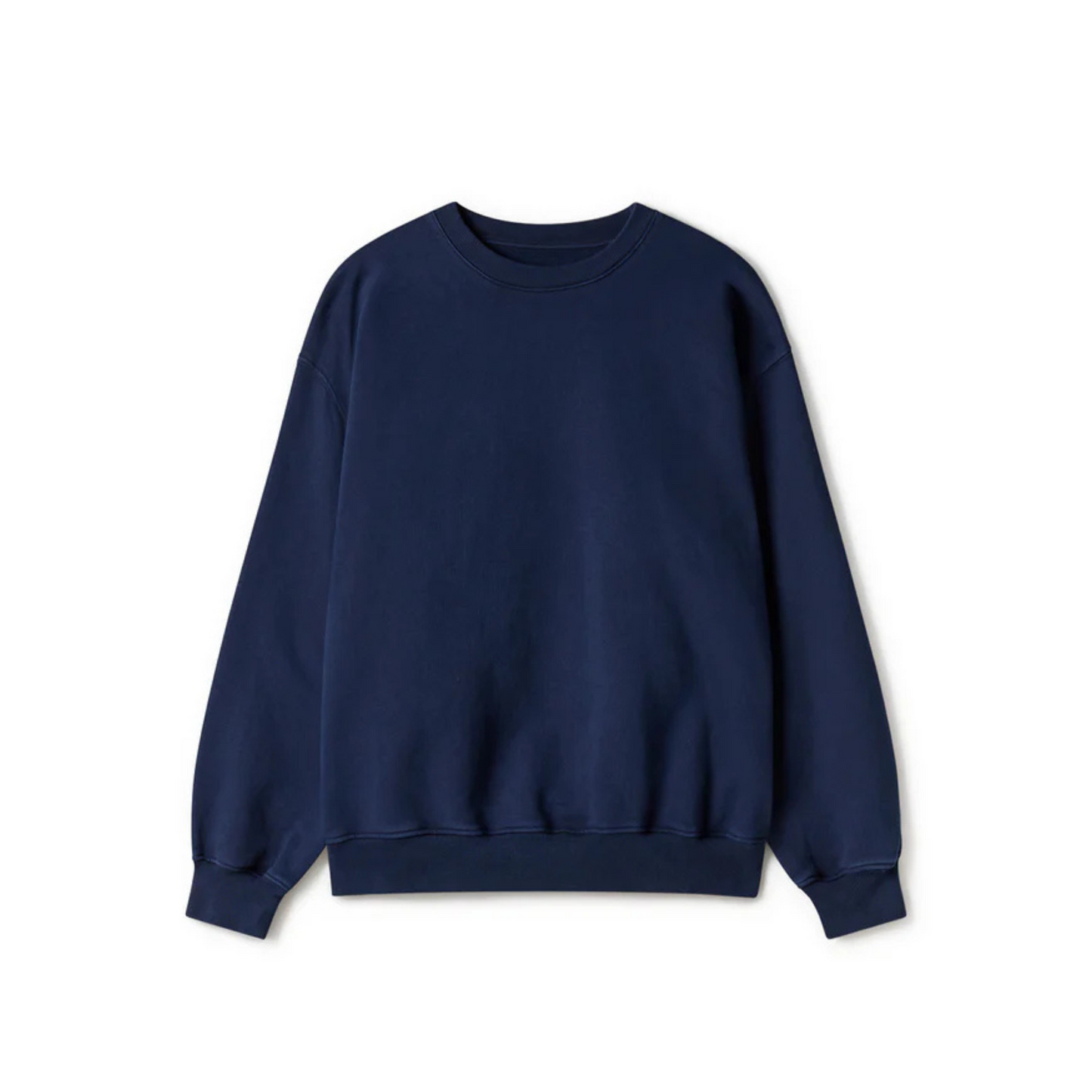 Navy crewneck Sweatshirt - Basic