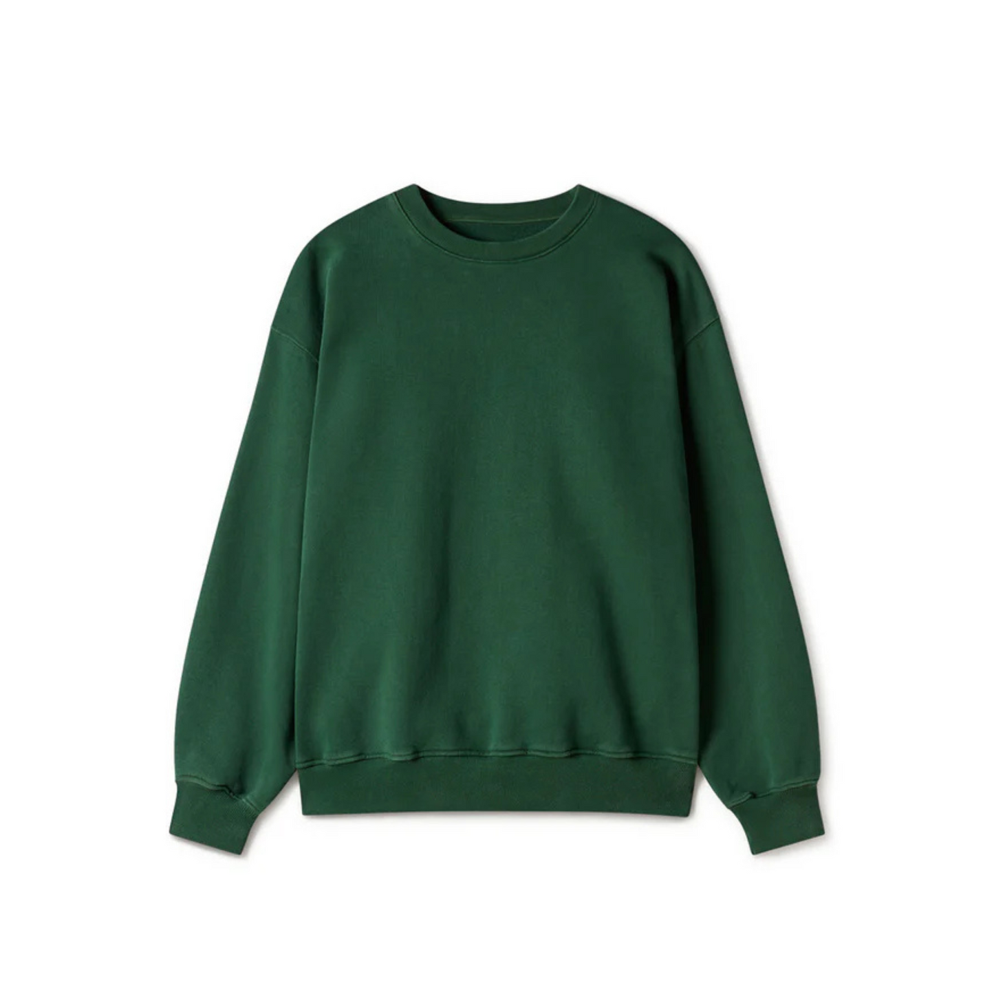 Dark green crewneck Sweatshirt - Basic