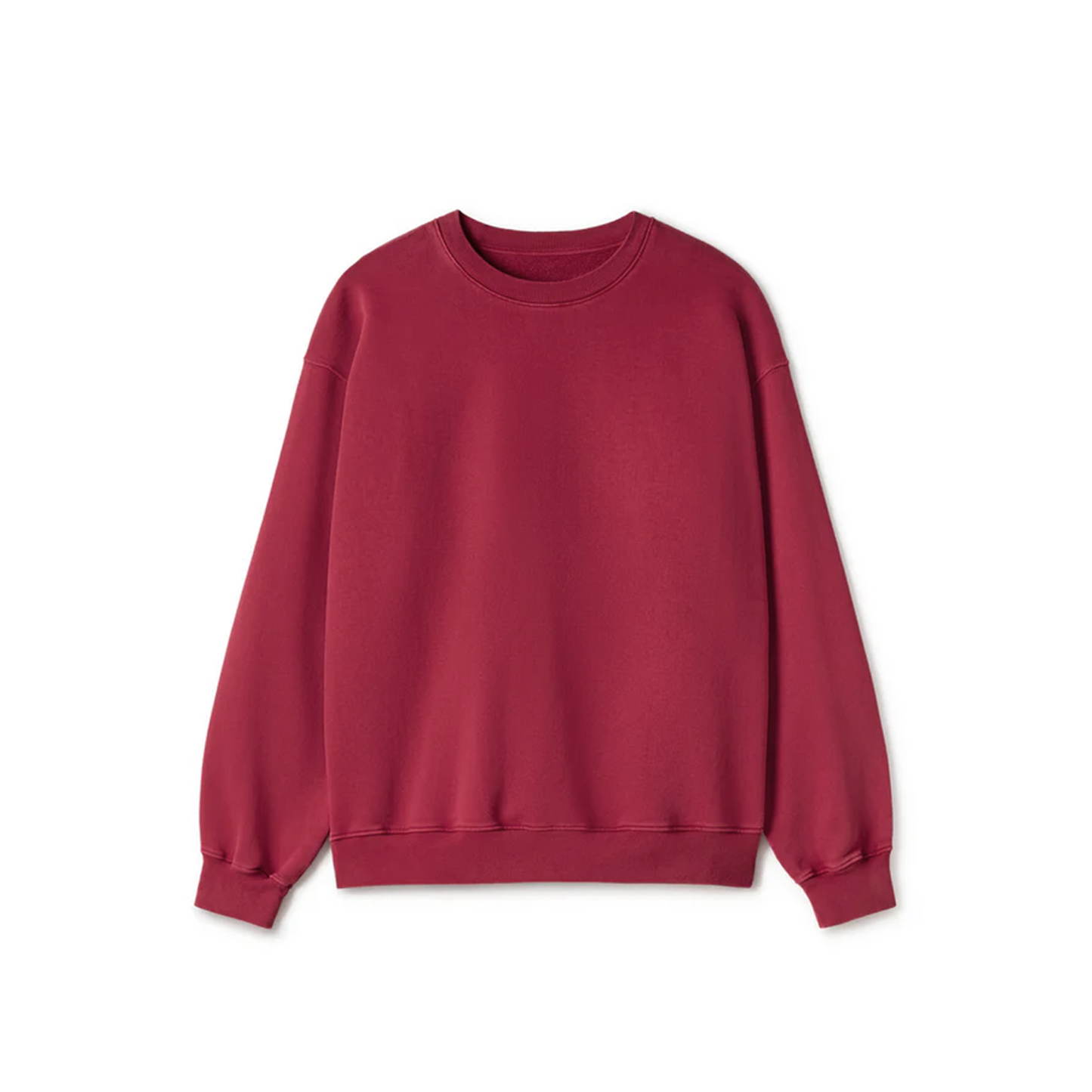 Burgundy crewneck Sweatshirt - Basic