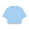 Cropped Oversize T-Shirt (Baby Blue)