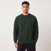 Boxy Unisex Sweatshirt - Dark Green