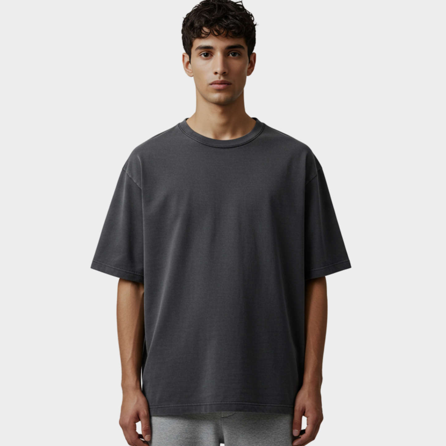 Premium Heavy Oversized Unisex T-Shirt - Dark Grey