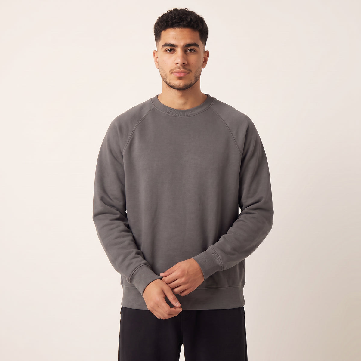 Boxy Unisex Sweatshirt - Gray