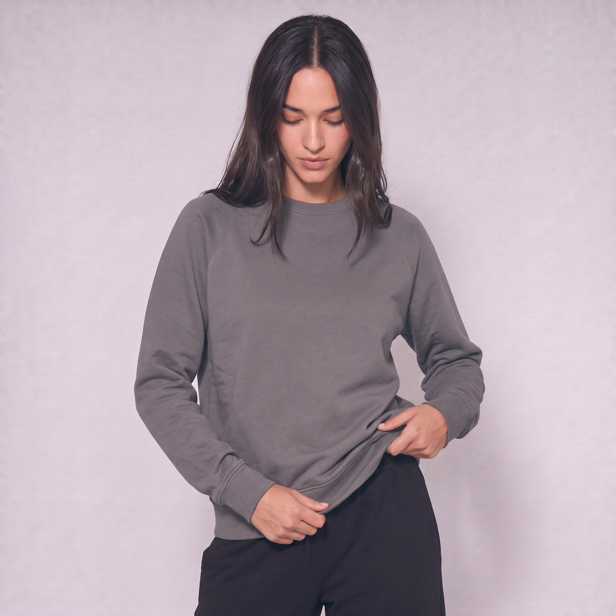 Boxy Unisex Sweatshirt - Gray