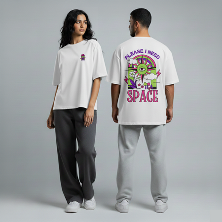 Oversized Unisex T-Shirt – I Need Space