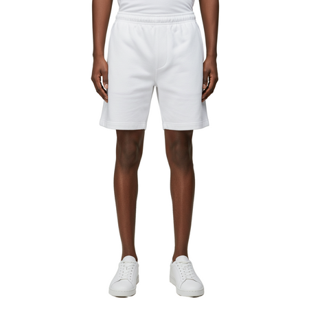 Unisex Jogging Shorts (White)