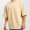 Oversized Boulevard Unisex T-Shirt (Beige)