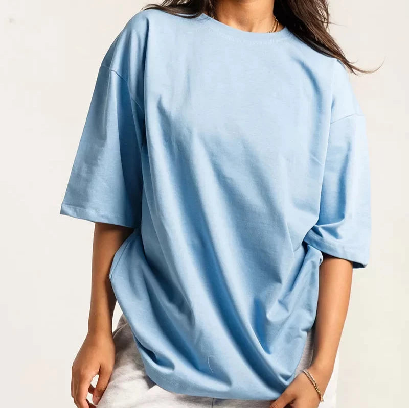 Oversized Boulevard Unisex T-Shirt (Baby Blue)