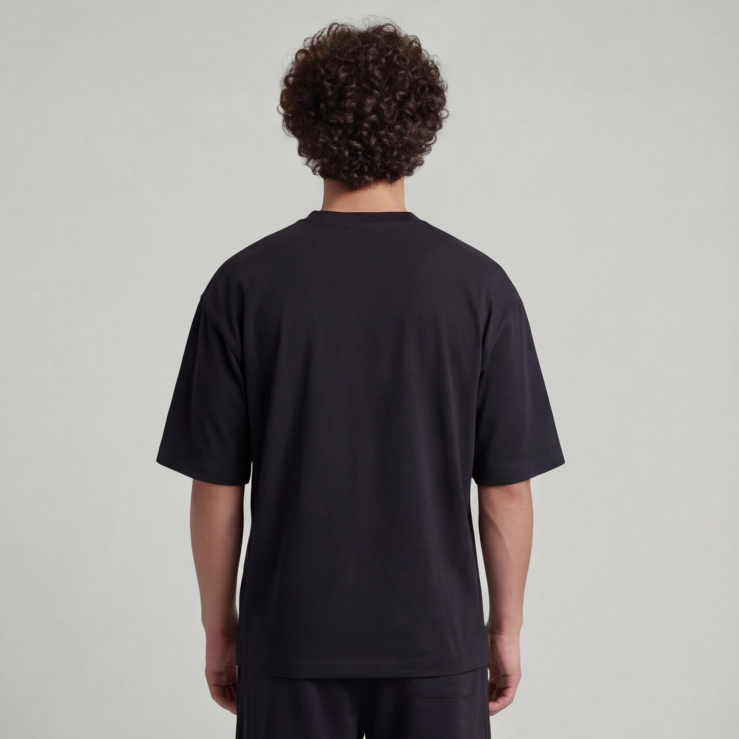 Oversized Lightweight Unisex T-Shirt - Black