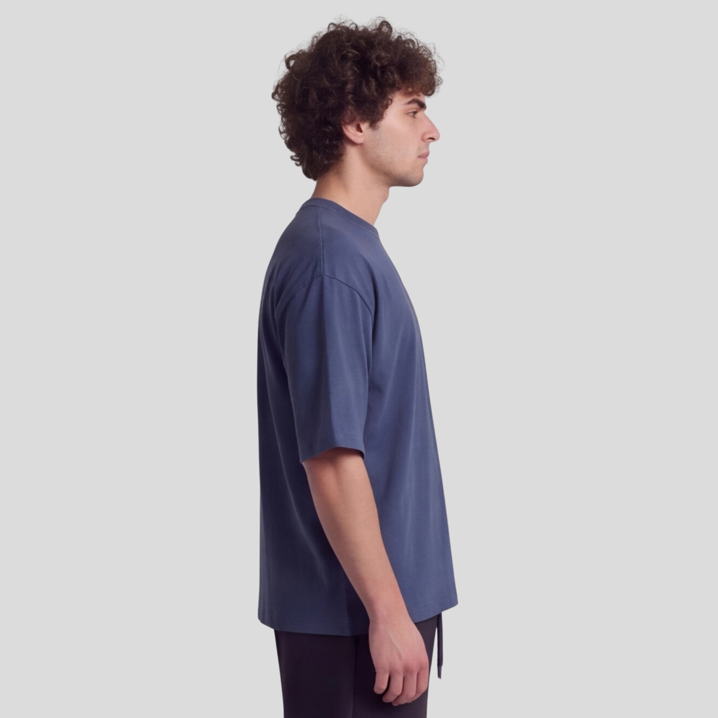 Oversized Light Unisex T-Shirt - Blue