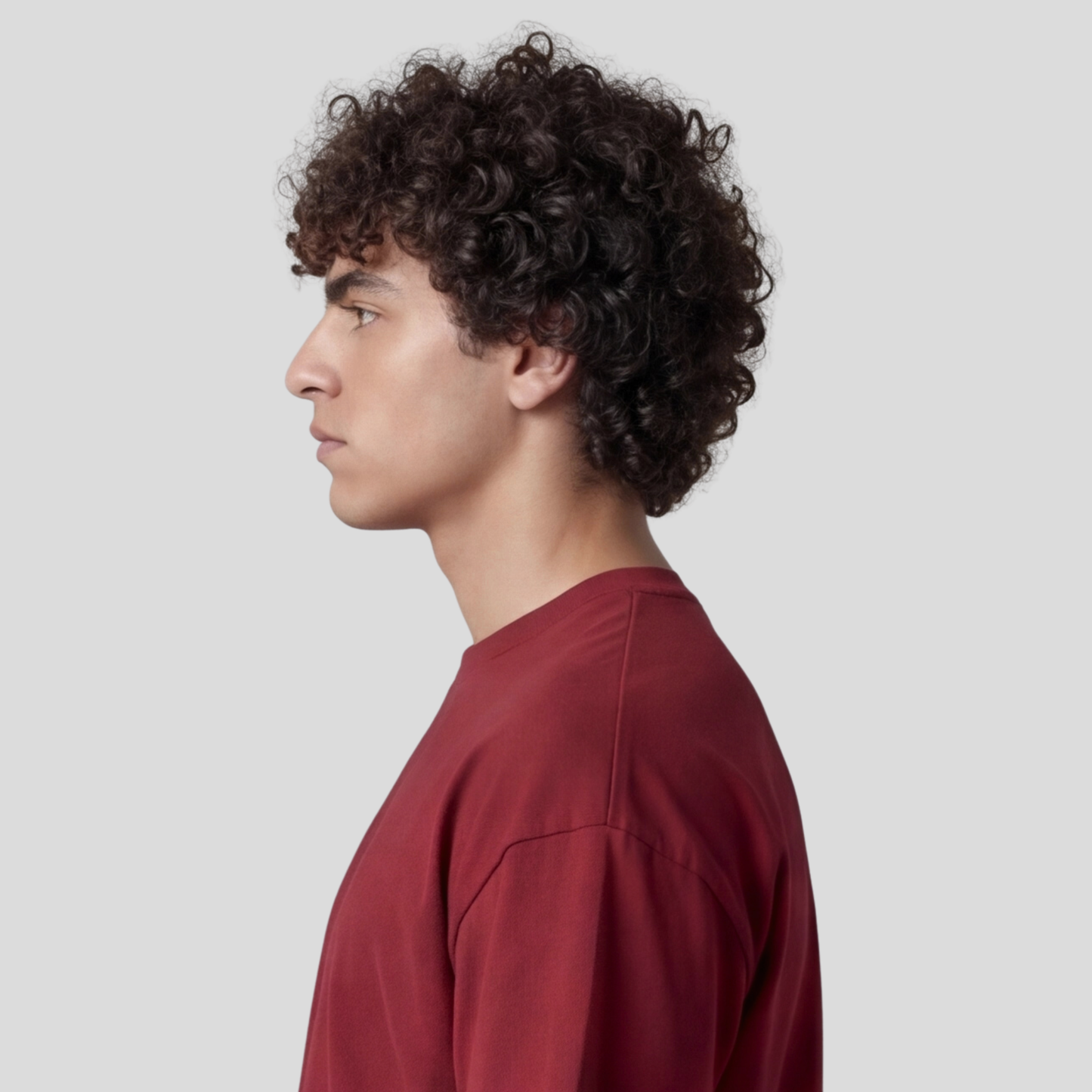 Oversized Unisex T-Shirt - Burgundy