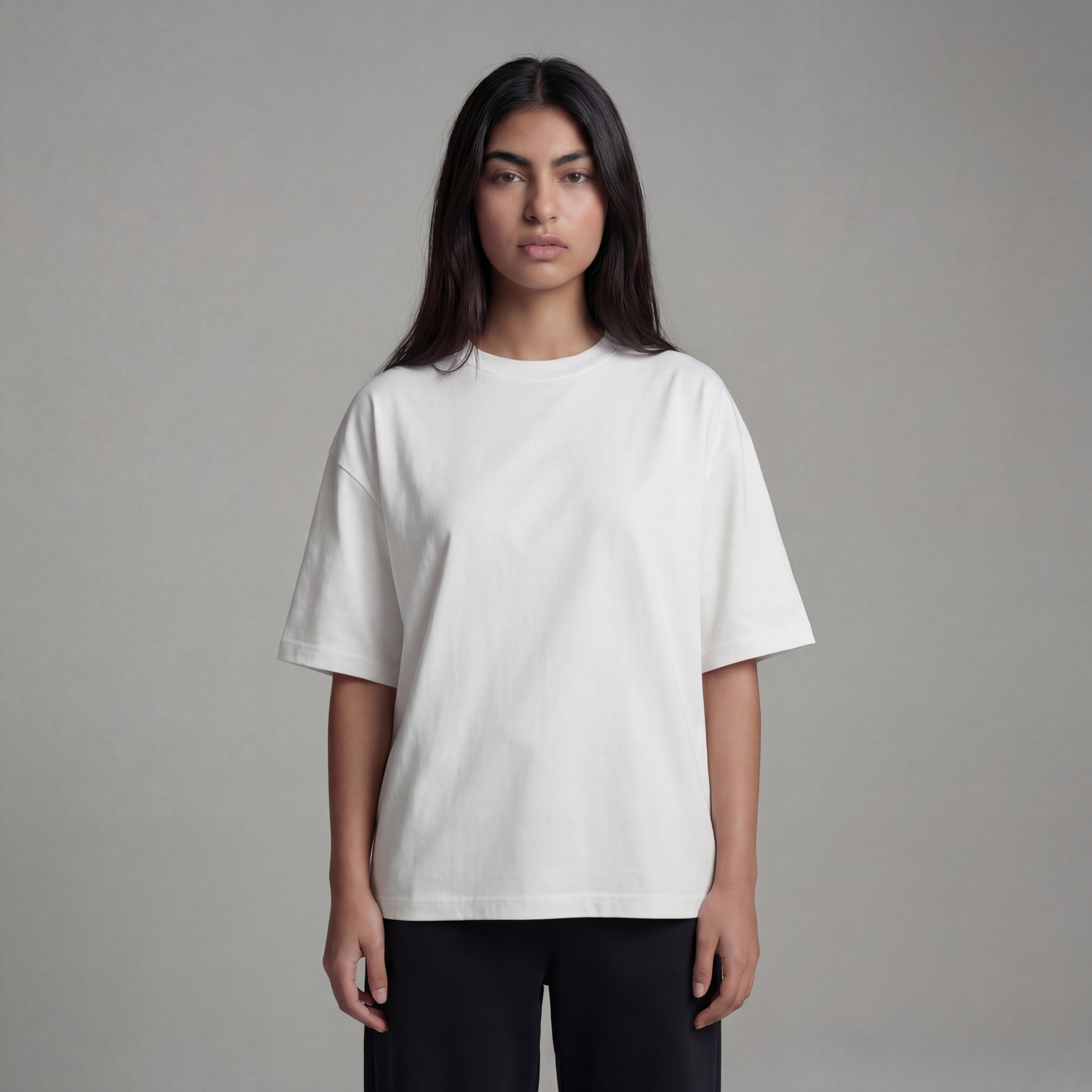 Oversized Lightweight Unisex T-Shirt - White