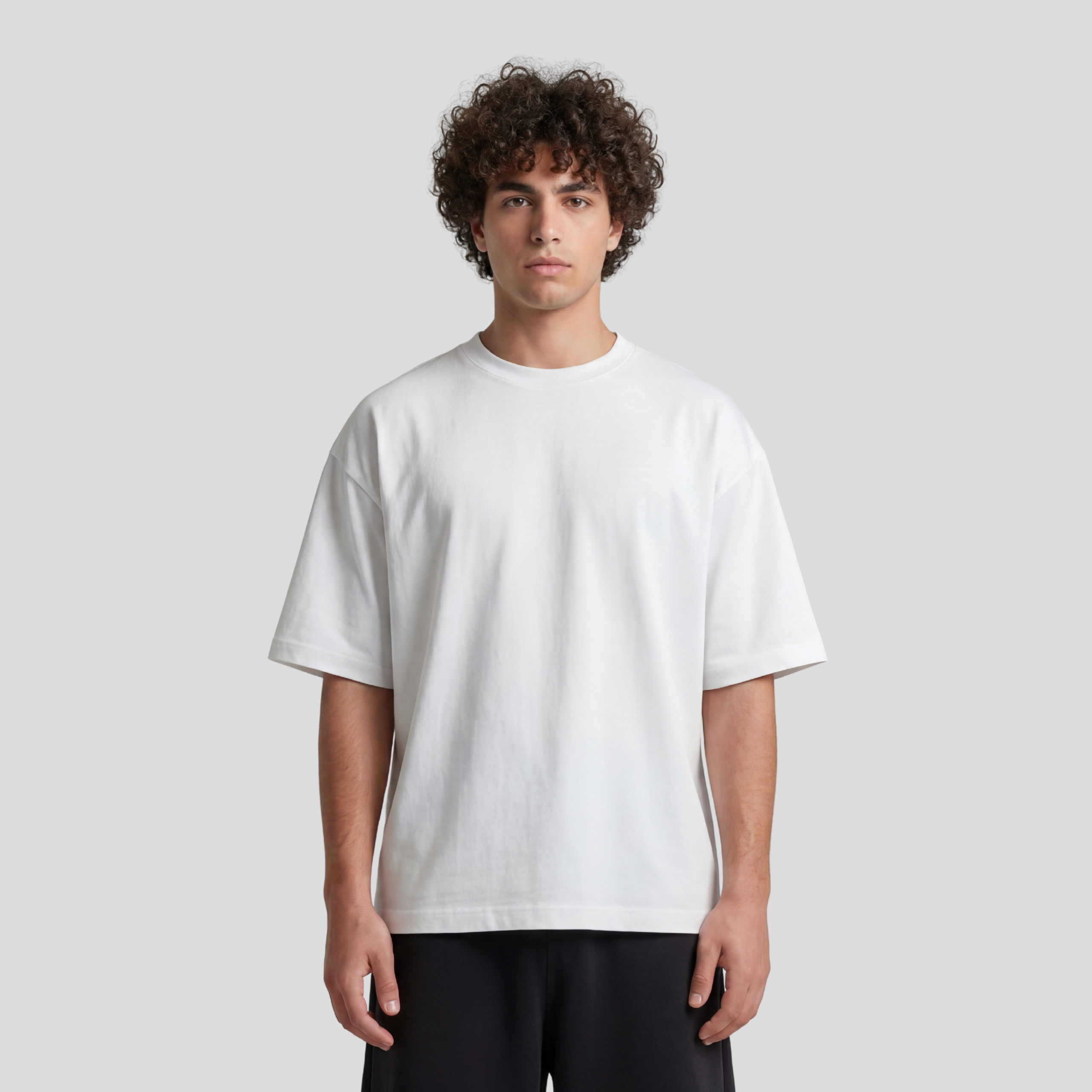 Oversized Lightweight Unisex T-Shirt - White