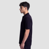 Relaxed Fit Polo T-Shirt - Black