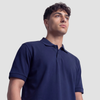 Relaxed Fit Polo T-Shirt - Navy