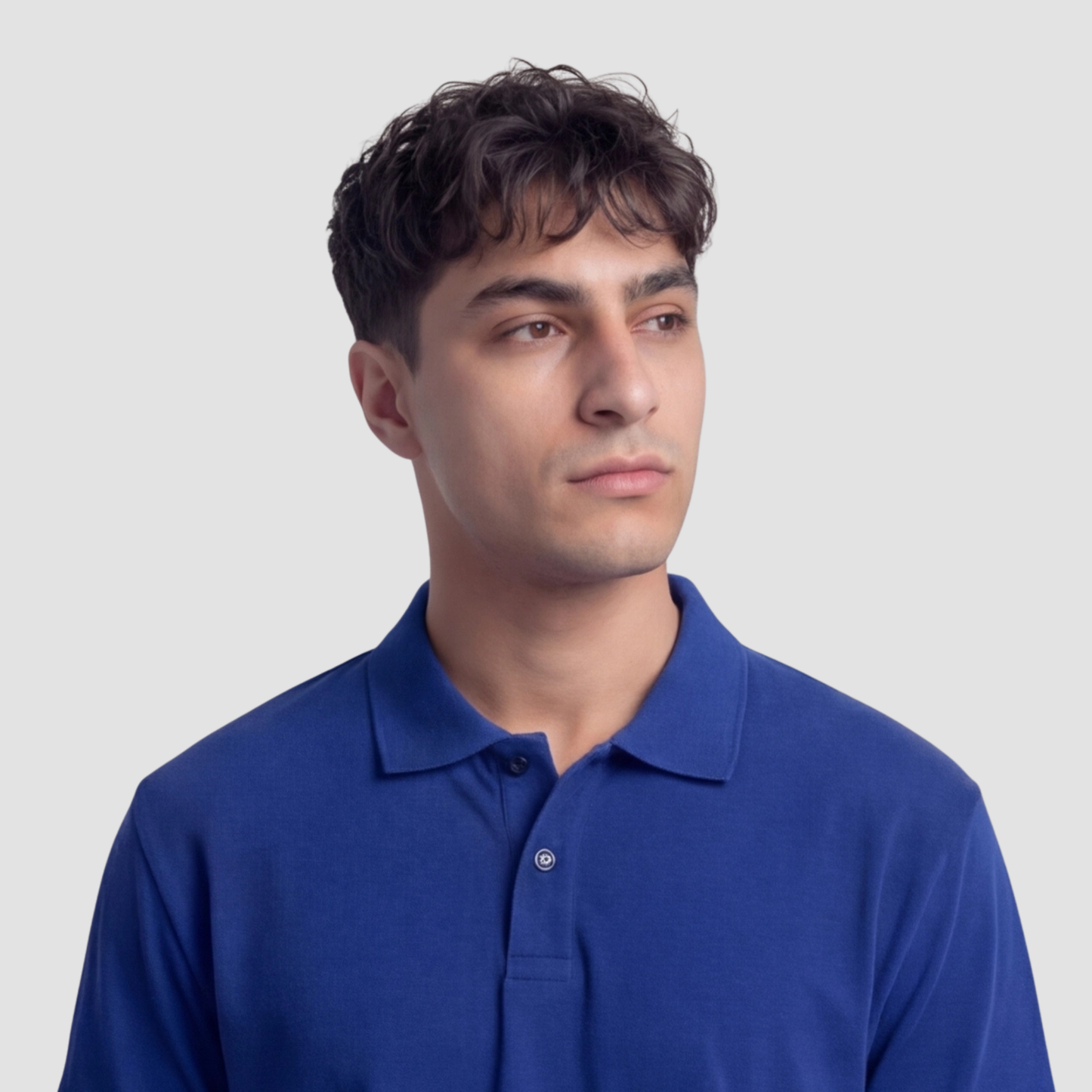 Relaxed Fit Polo T-Shirt - Royal Blue