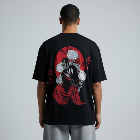 Oversize Unisex T-Shirt – Red Samurai