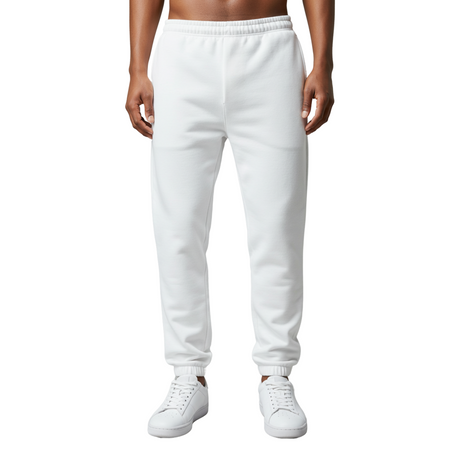 White Unisex Sweatpants - Basic
