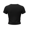 Black Short Sleeve Basic Top