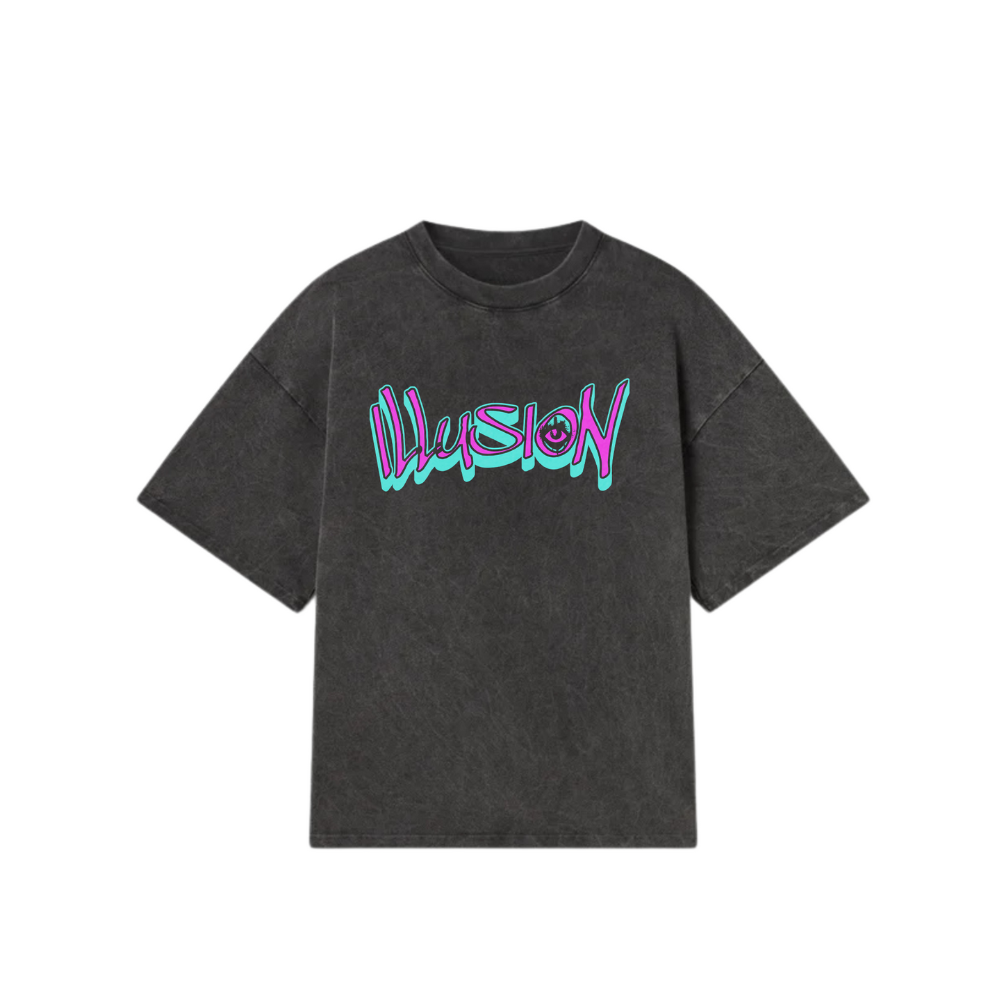 Washed Oversized Unisex T-Shirt - Illusions Of The Mind
