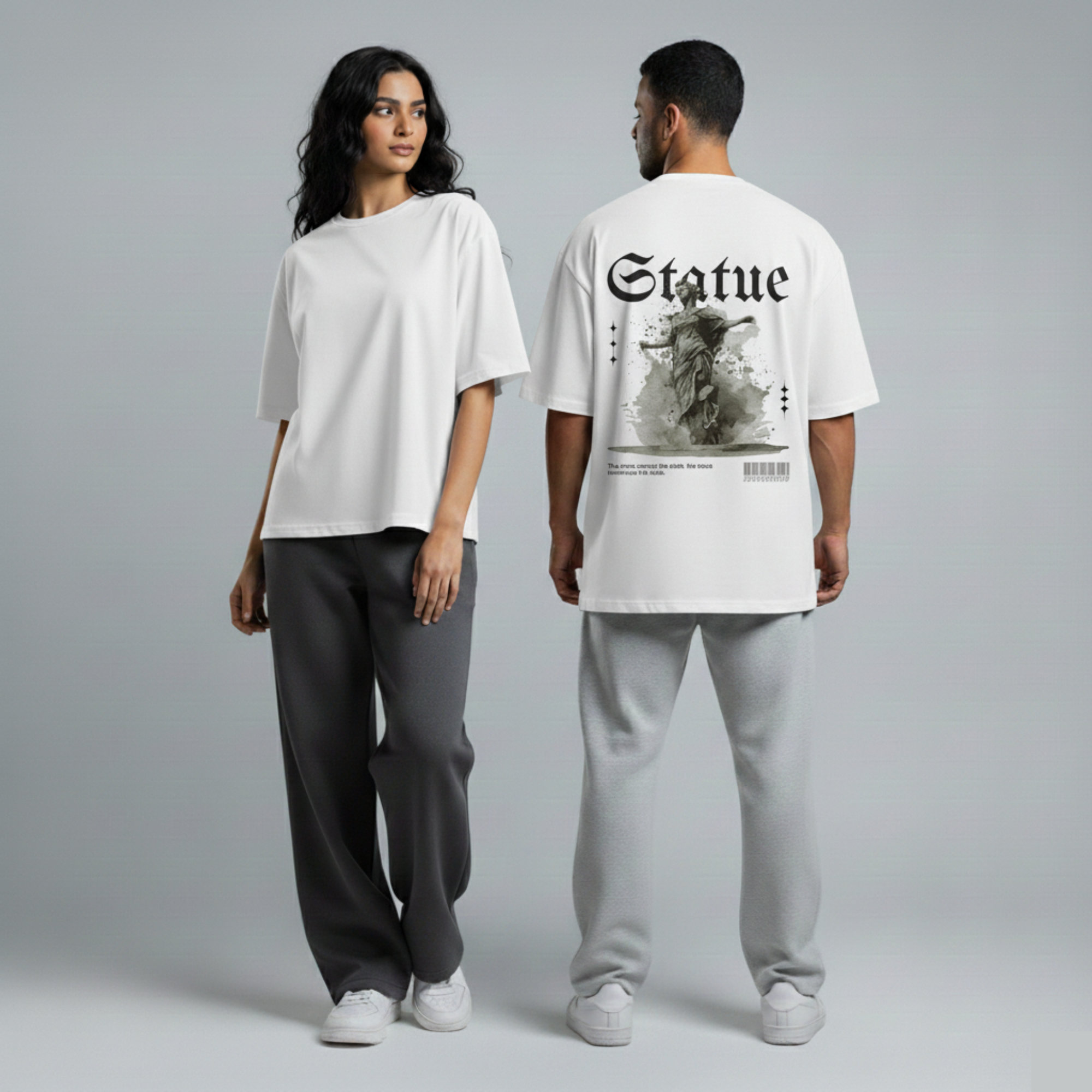 Oversize Unisex T-Shirt – Statue