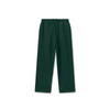 Dark Green Unisex Straight Leg Sweatpants - Basic