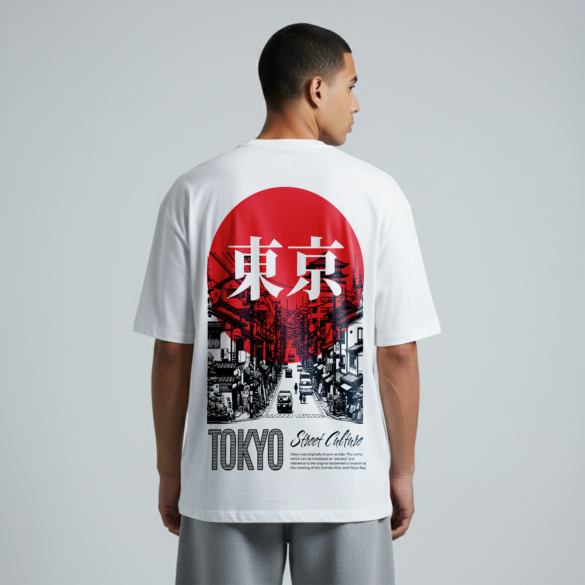 Oversized Heavy Unisex T-Shirt – Tokyo