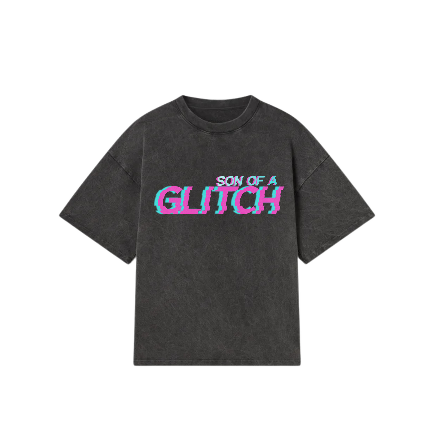 Washed Oversized Unisex T-Shirt - Son Of A Glitch