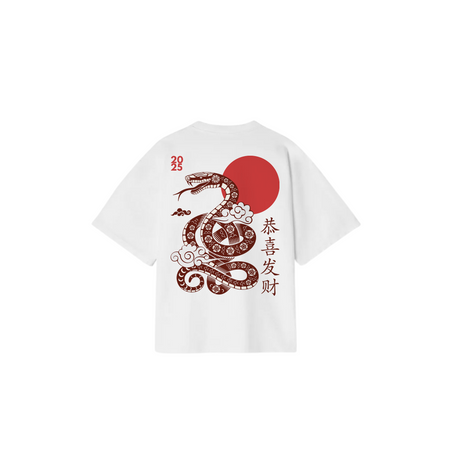 Oversized Unisex T-Shirt – Red Snake