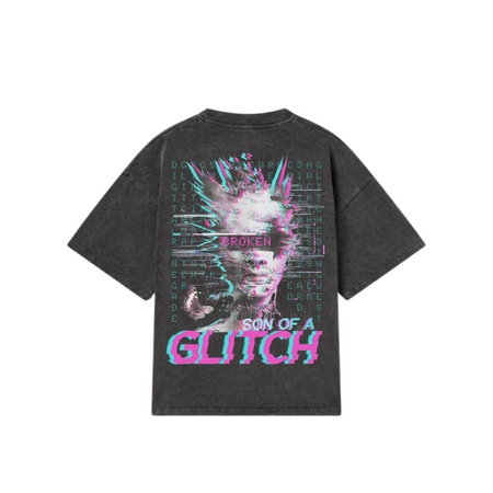 Washed Oversized Unisex T-Shirt - Son Of A Glitch