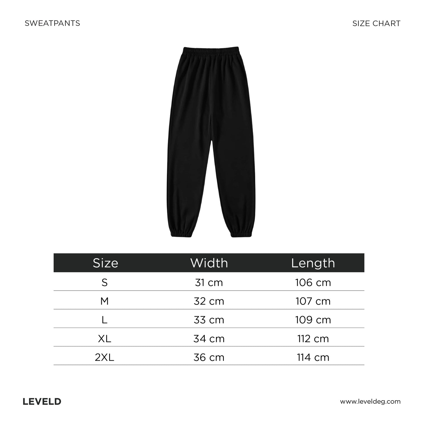 White Unisex Sweatpants - Basic