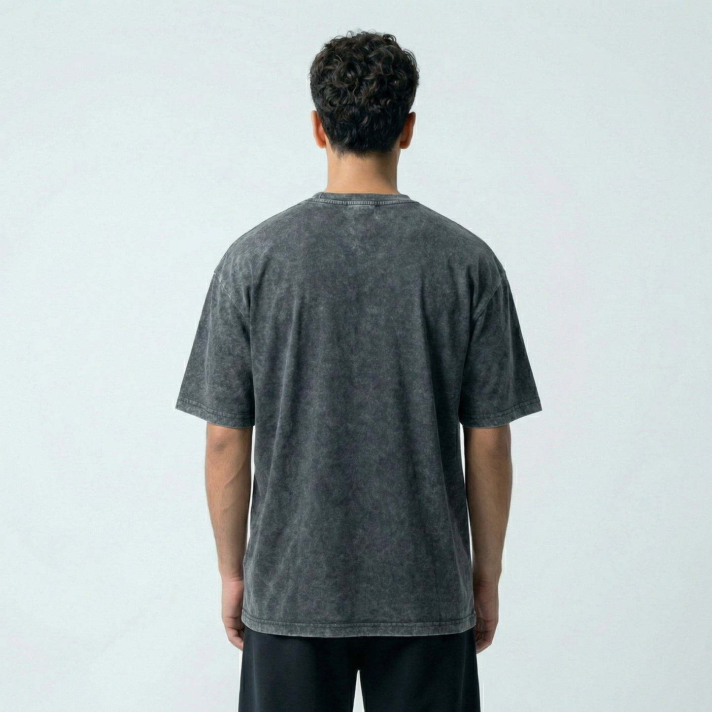 Washed Oversized Unisex T-Shirt - Dark Grey