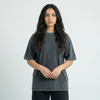 Washed Oversized Unisex T-Shirt - Dark Grey