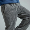 Washed Unisex Heavy Wide Leg Sweatpants - Grey