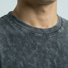 Washed Oversized Unisex T-Shirt - Dark Grey