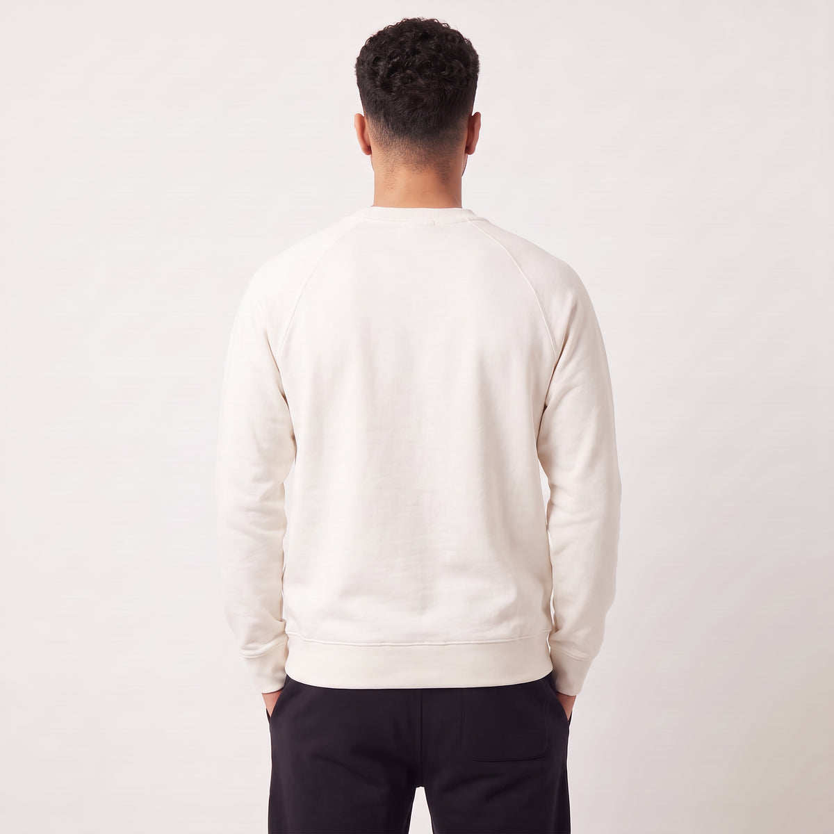 Boxy Unisex Sweatshirt - Off White