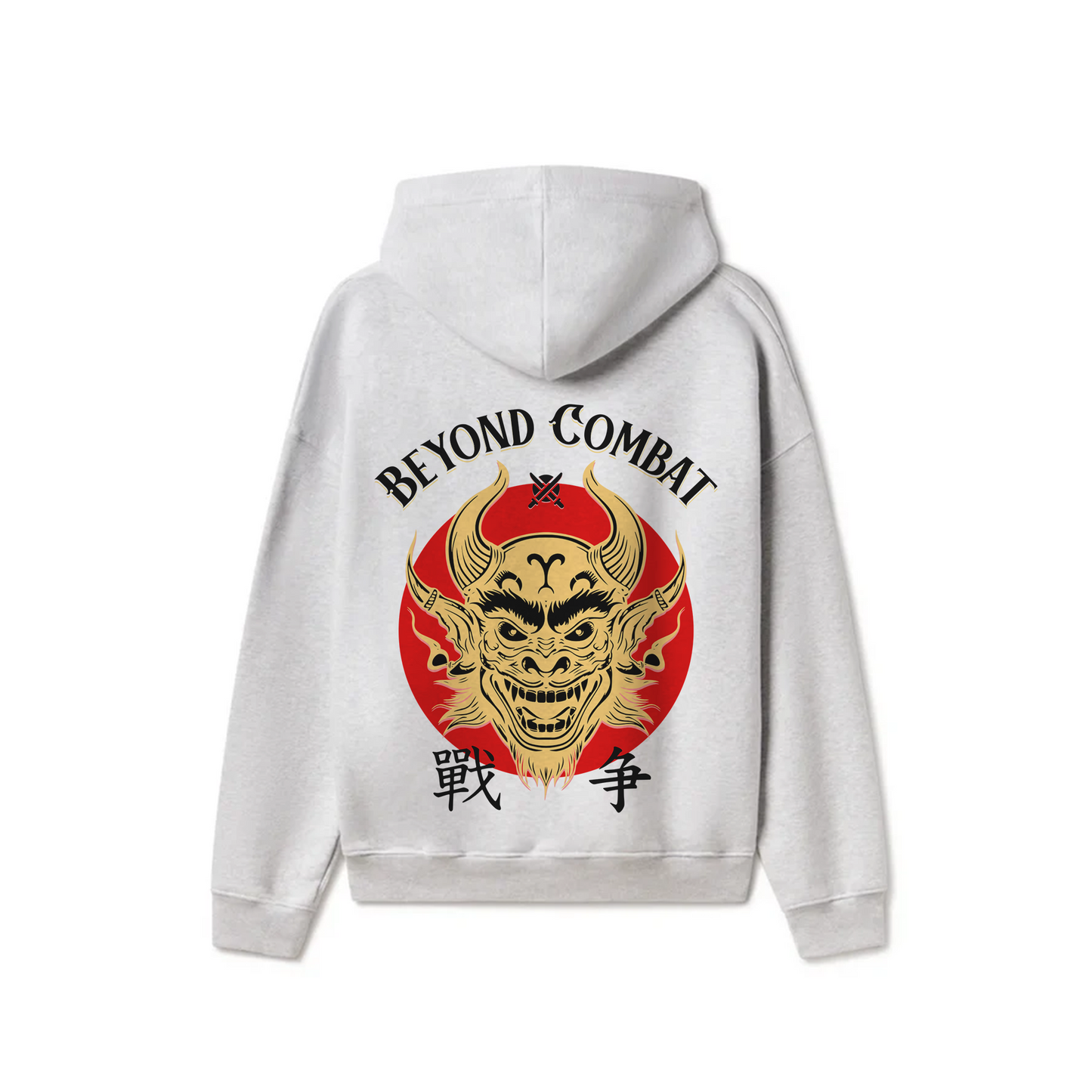 Grey Oversized Hoodie - Beyond Combat