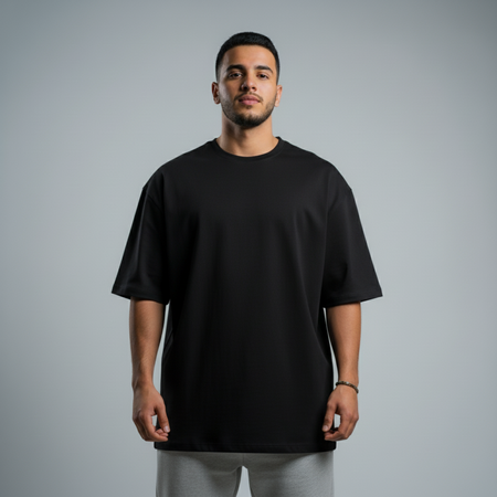 Oversized Boulevard Unisex T-Shirt (Black)