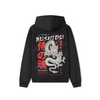 Black Oversized Hoodie - Bushido Dragon