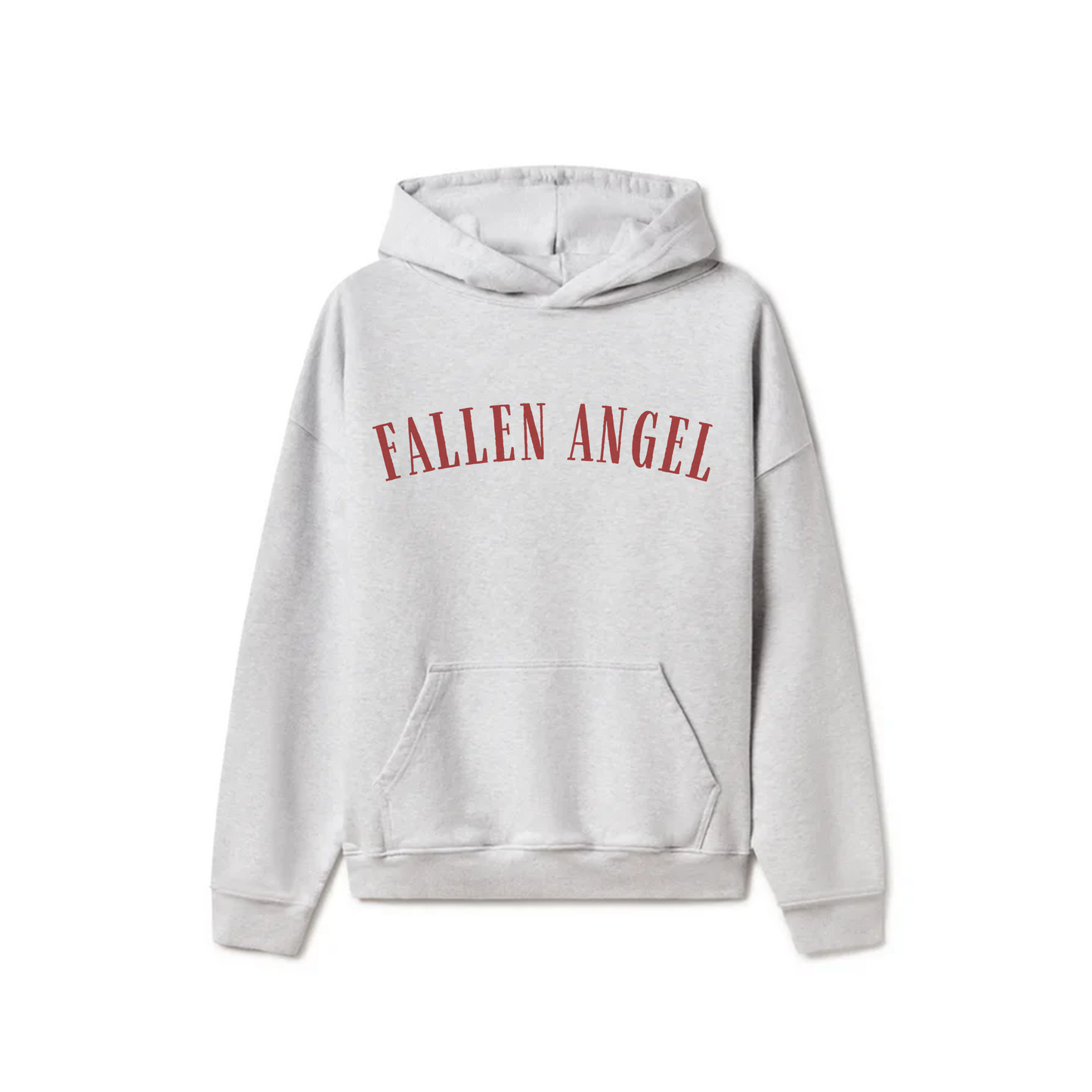 Grey Oversized Hoodie - Fallen Angel