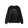 Black Crewneck Sweatshirt - Feeling blue